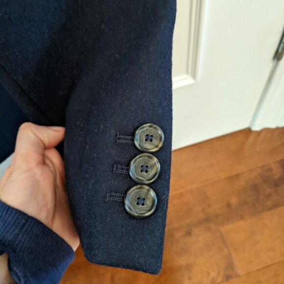 Marc by Marc Jacobs women's navy blue wool blazer in size 4 - Picture 7 of 11